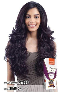 Model Model Synthetic Hair U Curve Lace Front Wig - SIMMON - Unbeatable - SoGoodBB.com