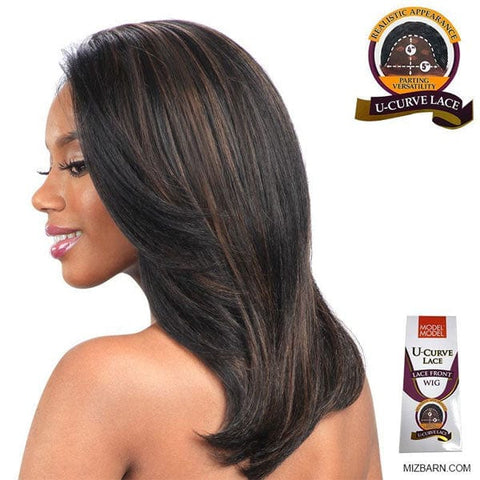Model Model Synthetic Hair U Curve Lace Front Wig - STORM - Clearance - SoGoodBB.com