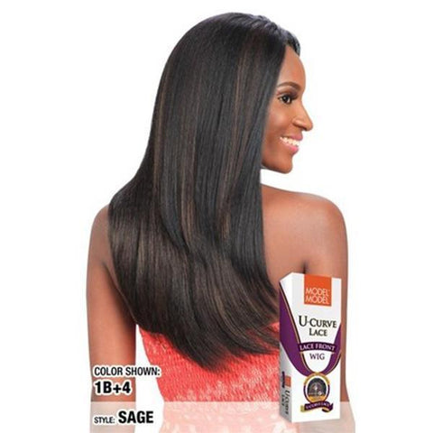 Model Model U Curve Lace Front Wig - L54SA SAGE - Clearance - SoGoodBB.com