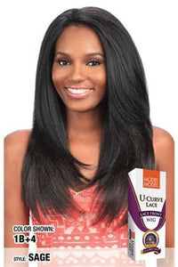 Model Model U Curve Lace Front Wig - L54SA SAGE - Clearance - SoGoodBB.com