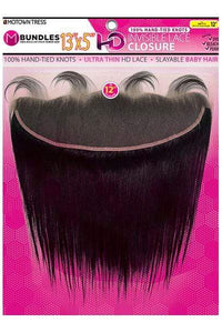 Motown Tress 100% Virgin Hair Lace Closure - M BUNDLE STRAIGHT CLOSURE - SoGoodBB.com