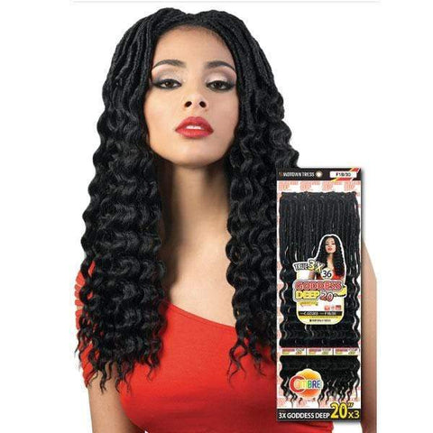 Motown Tress Feather Lite Crochet Braid - 3X GODDESS DEEP 20" - SoGoodBB.com