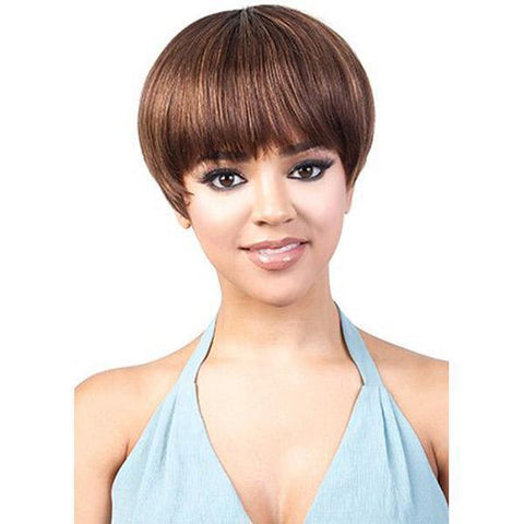 Motown Tress Go Girl Human Hair Full Wig - GGH DAVY - Clearance - SoGoodBB.com