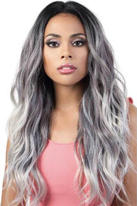Motown Tress Human Hair Blend Lace Wig - HB360L.ZIA - SoGoodBB.com