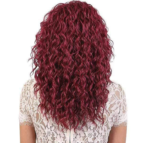 Motown Tress Let's Lace Deep Part Synthetic Swiss Lace Front Wig - L. DOLLY - Clearance - SoGoodBB.com