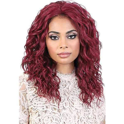 Motown Tress Let's Lace Deep Part Synthetic Swiss Lace Front Wig - L. DOLLY - Clearance - SoGoodBB.com