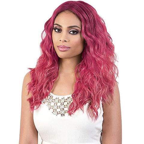 Motown Tress Let's Lace Deep Part Synthetic Swiss Lace Front Wig - LDP NEON3 - Clearance - SoGoodBB.com