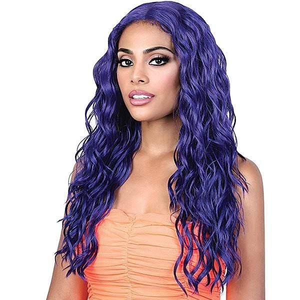 Motown Tress Let's Lace Deep Part Synthetic Swiss Lace Front Wig - LDP NEON3 - Clearance - SoGoodBB.com