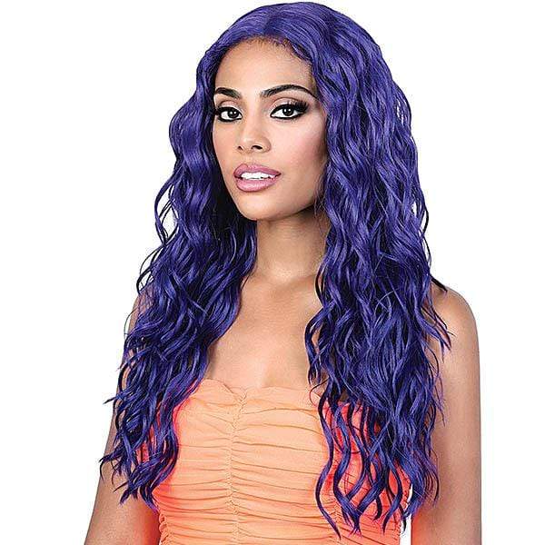 Motown Tress Let's Lace Deep Part Synthetic Swiss Lace Front Wig - LDP NEON4 - Clearance - SoGoodBB.com