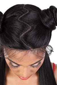 Motown Tress Let's Lace Zig Zag 4 Way Lace Part Synthetic Swiss Lace Wig - LZ VIXEN28 - Clearance - SoGoodBB.com