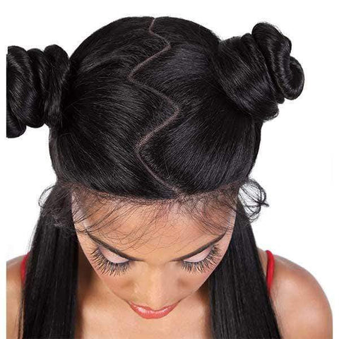 Motown Tress Let's Lace Zig Zag 4 Way Lace Part Synthetic Swiss Lace Wig - LZ VIXEN28 - Clearance - SoGoodBB.com