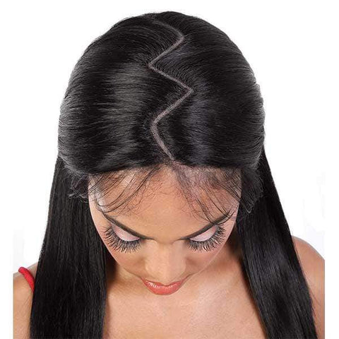 Motown Tress Let's Lace Zig Zag 4 Way Lace Part Synthetic Swiss Lace Wig - LZX MEGAN - Clearance - SoGoodBB.com