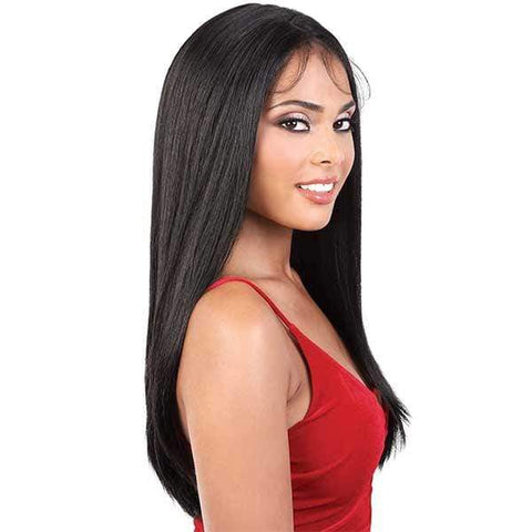 Motown Tress Let's Lace Zig Zag 4 Way Lace Part Synthetic Swiss Lace Wig - LZX MEGAN - Clearance - SoGoodBB.com