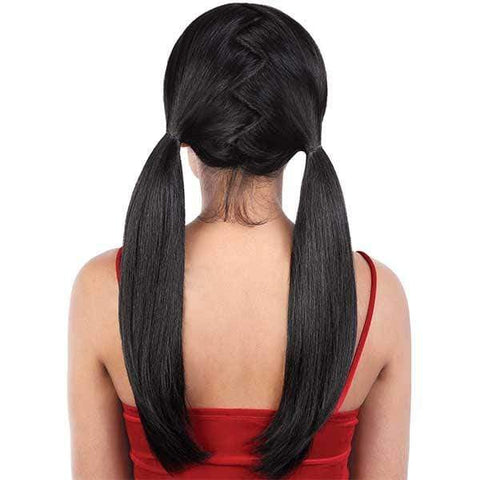Motown Tress Let's Lace Zig Zag 4 Way Lace Part Synthetic Swiss Lace Wig - LZX MEGAN - Clearance - SoGoodBB.com