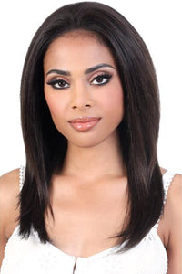 Motown Tress Natural & Blonde 100% Remy Human Hair 13"x2" Lace Part Wig - HNBL3 INA - Clearance - SoGoodBB.com
