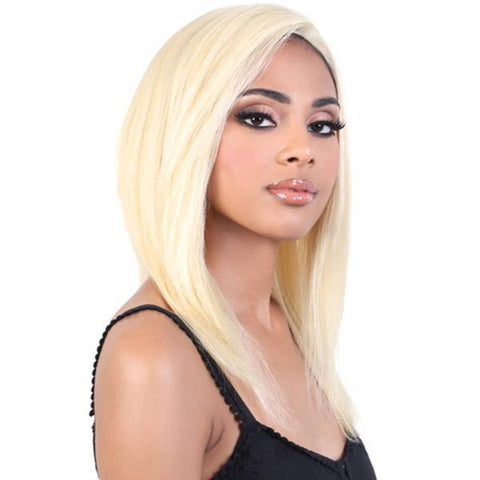Motown Tress Natural & Blonde 100% Remy Human Hair 13"x2" Lace Part Wig - HNBL3 INA - Clearance - SoGoodBB.com