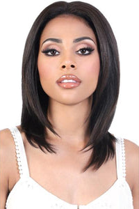 Motown Tress Natural & Blonde 100% Remy Human Hair 13"x2" Lace Part Wig - HNBL3 MIZ - SoGoodBB.com