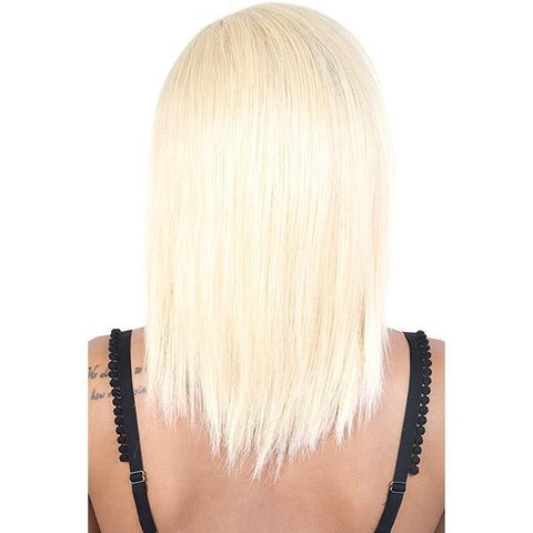 Motown Tress Natural & Blonde 100% Remy Human Hair 13"x2" Lace Part Wig - HNBL3 MIZ - SoGoodBB.com