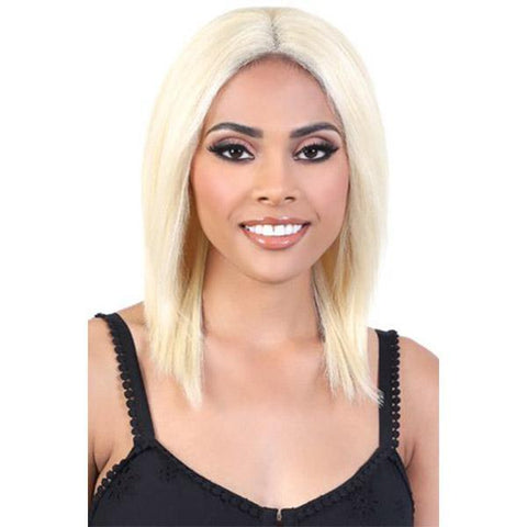 Motown Tress Natural & Blonde 100% Remy Human Hair 13"x2" Lace Part Wig - HNBL3 MIZ - SoGoodBB.com
