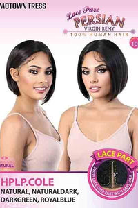 Motown Tress Persian 100% Virgin Remi Hair Swiss Lace Wig - HPLP COLE - SoGoodBB.com
