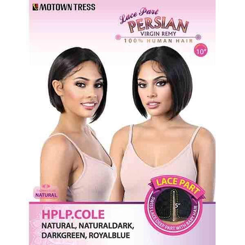 Motown Tress Persian 100% Virgin Remi Hair Swiss Lace Wig - HPLP COLE - SoGoodBB.com