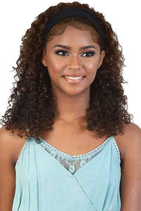 Motown Tress Persian 100% Virgin Remi Human Hair Headband Wig - HPR.BAND99 - SoGoodBB.com