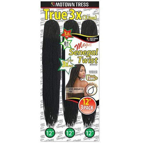 Motown Tress Senegal Twist Braid - CST. MEGA 12 - SoGoodBB.com