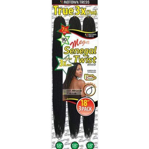 Motown Tress Senegal Twist Braid - CST. MEGA 18 - SoGoodBB.com