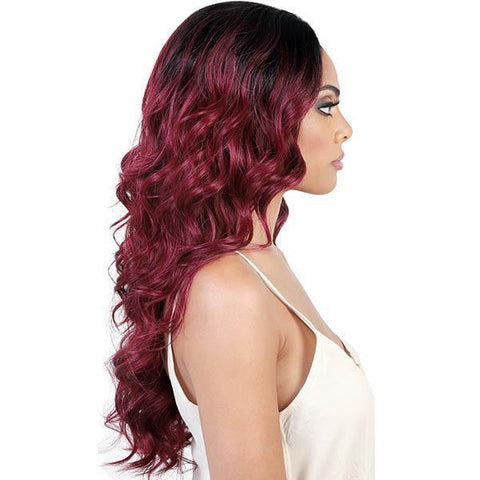 Motown Tress Synthetic Hair Deep Part Super Glam Let's Lace Wig - L. ANKA - SoGoodBB.com