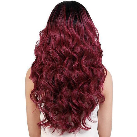 Motown Tress Synthetic Hair Deep Part Super Glam Let's Lace Wig - L. ANKA - SoGoodBB.com