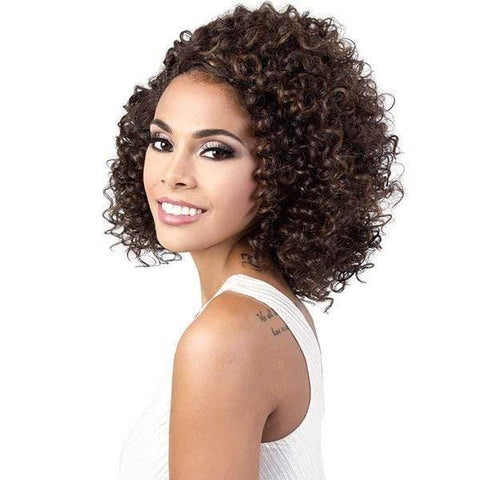Motown Tress Synthetic Hair Deep Part Super Glam Let's Lace Wig - L. DORA - SoGoodBB.com