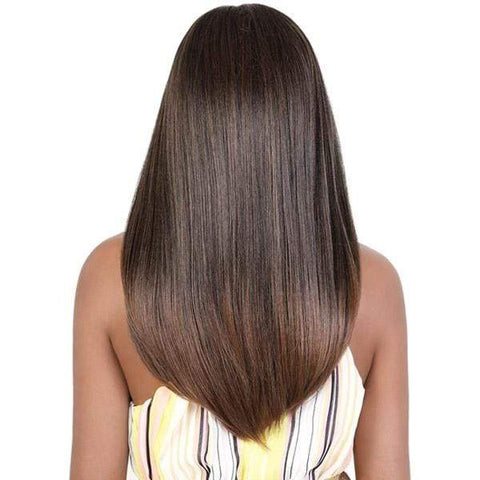 Motown Tress Synthetic HD Invisible Lace Front Wig - KLP EBONY - Clearance - SoGoodBB.com