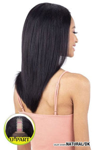 Naked 100% Human Hair U Part Wig - TRU STRAIGHT - SoGoodBB.com
