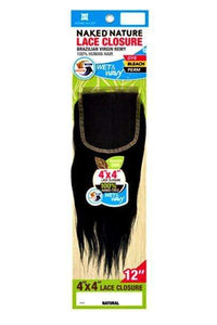 Naked Unprocessed Brazilian Lace Closure - BOHEMIAN CURL - SoGoodBB.com