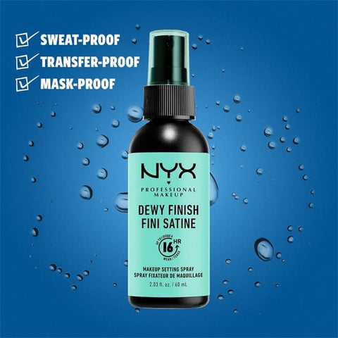 NYX PROFESSIONAL Makeup Setting Spray(2.03oz) - Dewy Finish - (C) - SoGoodBB.com