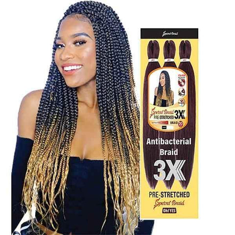 Oh Yes Hair Spetra Pre-Stretched Synthetic Braid - 3X EZ BRAID 26" - SoGoodBB.com