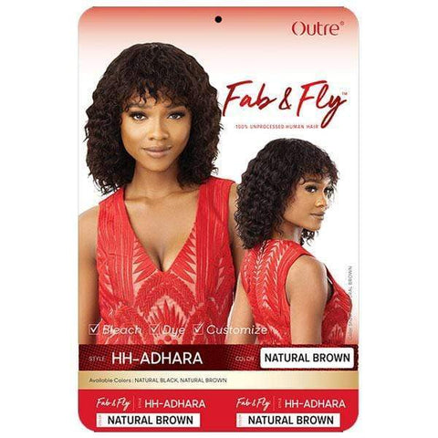 Outre 100% Human Hair Fab & Fly Full Cap Wig - ADHARA - SoGoodBB.com
