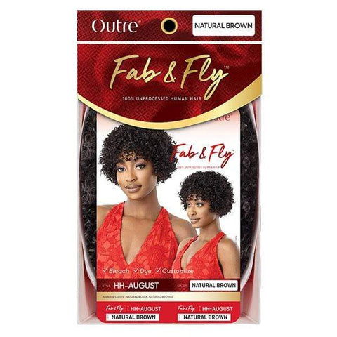 Outre 100% Human Hair Fab & Fly Full Cap Wig - AUGUST - SoGoodBB.com