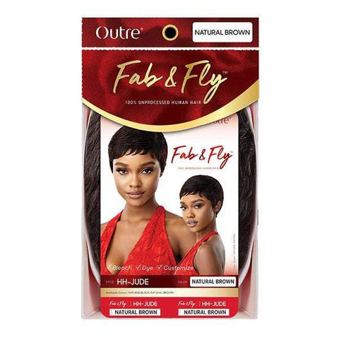Outre 100% Human Hair Fab & Fly Full Cap Wig - JUDE - SoGoodBB.com
