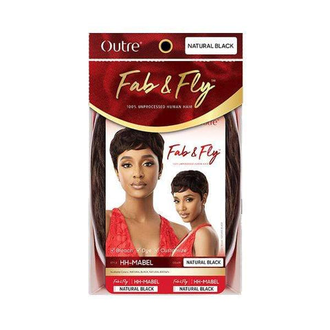 Outre 100% Human Hair Fab & Fly Full Cap Wig - MABEL - SoGoodBB.com