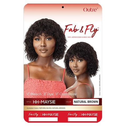 Outre 100% Human Hair Fab & Fly Full Cap Wig - MAYSIE - SoGoodBB.com
