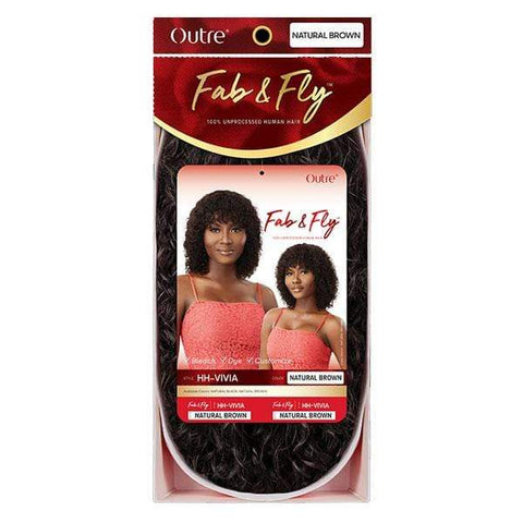 Outre 100% Human Hair Fab & Fly Full Cap Wig - VIVIA - SoGoodBB.com
