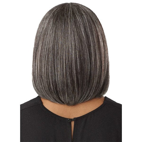 Outre 100% Human Hair Fab & Fly Gray Glamour Full Cap Wig - HH DERIA - SoGoodBB.com