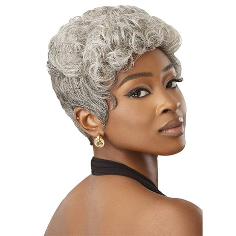 Outre 100% Human Hair Fab & Fly Gray Glamour Full Cap Wig - HH JOAN - SoGoodBB.com