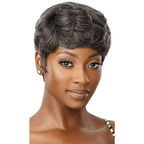 Outre 100% Human Hair Fab & Fly Gray Glamour Wig - ADDISON - SoGoodBB.com