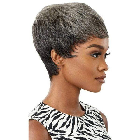 Outre 100% Human Hair Fab & Fly Gray Glamour Wig - EDEN - SoGoodBB.com