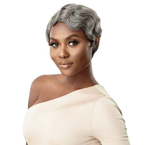 Outre 100% Human Hair Fab & Fly Gray Glamour Wig - MARINETTE - SoGoodBB.com