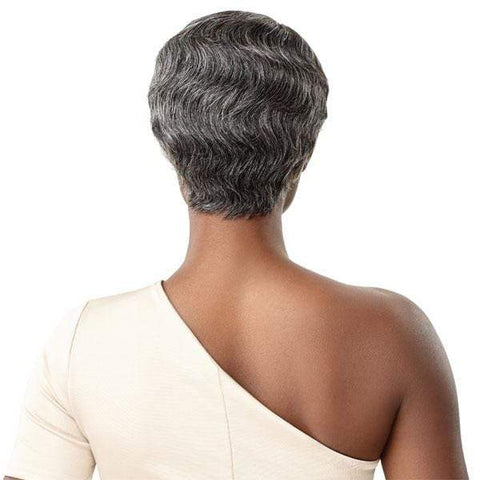 Outre 100% Human Hair Fab & Fly Gray Glamour Wig - MARINETTE - SoGoodBB.com
