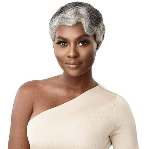 Outre 100% Human Hair Fab & Fly Gray Glamour Wig - MARINETTE - SoGoodBB.com