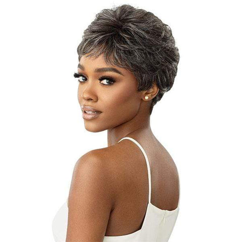 Outre 100% Human Hair Fab & Fly Gray Glamour Wig - THEODORA - SoGoodBB.com